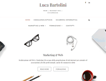 Tablet Screenshot of lucabartolini.com